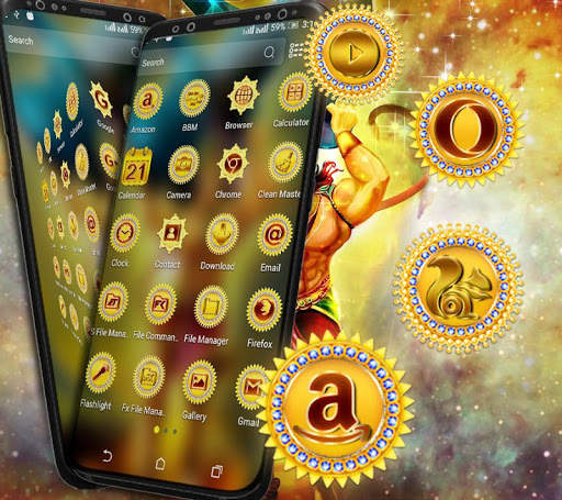 Hanuman Ji Launcher Theme screenshot 2