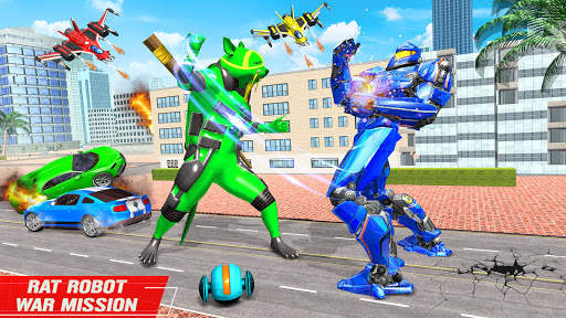Rat Robot Car Game - Robot Transforming Games screenshot 1