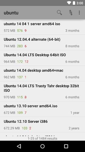 Torrent Search screenshot 2