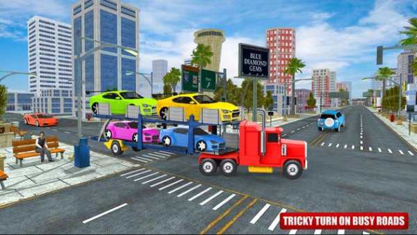 Car Cargo Transport Truck Driving screenshot 3