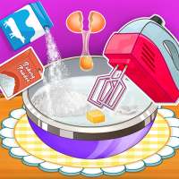 Pembuat Kue Es Krim: Game Makanan Toko Kue Cupcake logo