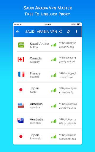 Saudi Arabia VPN MASTER - Free To Unblock Proxy screenshot 4