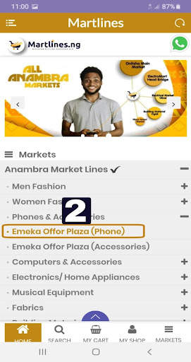 Martlines - Offline Shopping Aid. screenshot 2