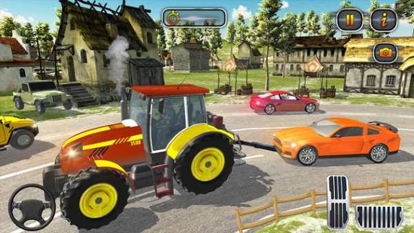 Offroad Tractor Pulling Simulator - Mudding Games screenshot 1