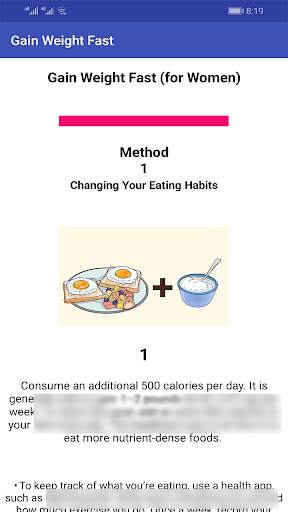 How to gain weight fast tips for girls screenshot 2