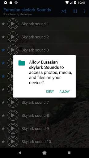 Skylark Bird Sounds ~ Sboard.pro screenshot 2