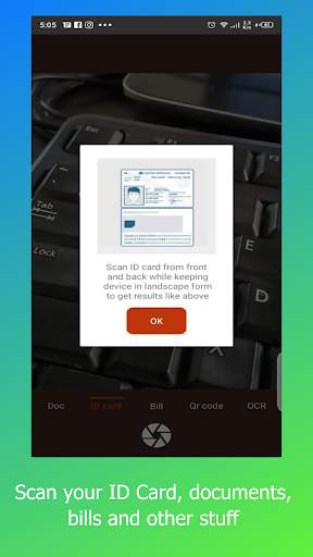 CamScan, Bills, Docs, ID Cards, Sign Docs, OCR, QR screenshot 4