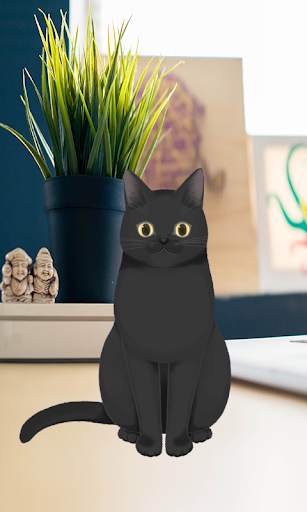 Interactive Cat 3D Anime Live Wallpaper screenshot 7