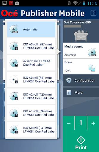 Océ Publisher Mobile screenshot 3