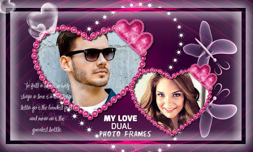 Couple Love Dual Photo Frames скриншот 1