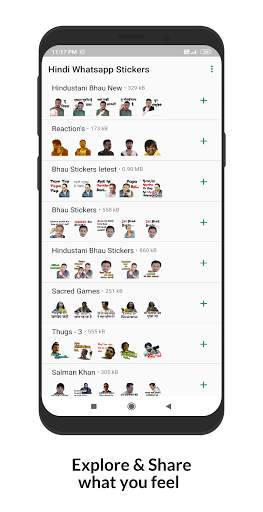 Hindi Sticker: Text WAStickers screenshot 5