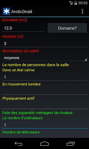 Calcul btu climatisation screenshot 1