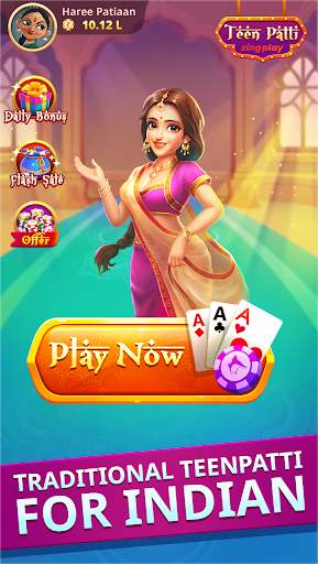Teen Patti ZingPlay – Play with 1 hand screenshot 1
