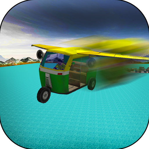 Flying Auto Rickshaw icon