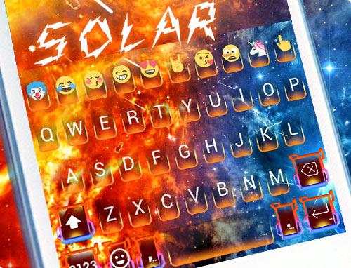 Ice & Fire Emoji Keyboard for Android GO screenshot 5