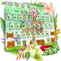 Tropical Garden Keyboard Theme