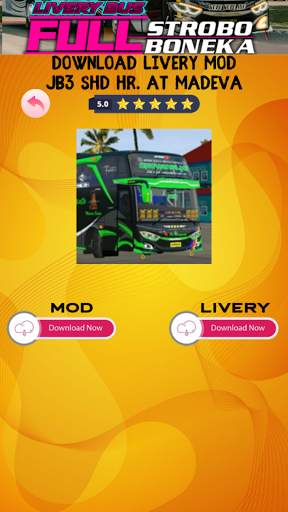 Livery Bus Full Strobo dan Full Boneka screenshot 7