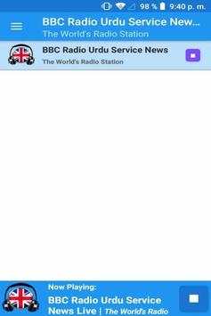 BBC Radio Urdu Service News Live screenshot 1