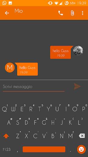 Material Orange CM Theme screenshot 7
