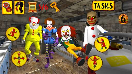 Clown Hospital. Neighbor Escape 3D screenshot 2