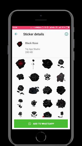 Rose Stickers for whatsapp - WAstickerapp screenshot 4