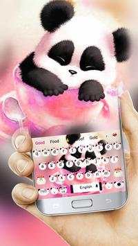 Cute pink panda keyboard screenshot 2