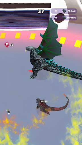 Rainbow Run - Blue Monster screenshot 4