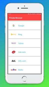 Private Browser screenshot 1