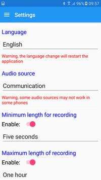 Phone call recorder screenshot 6