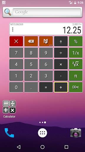 Floating Calculator Free screenshot 1