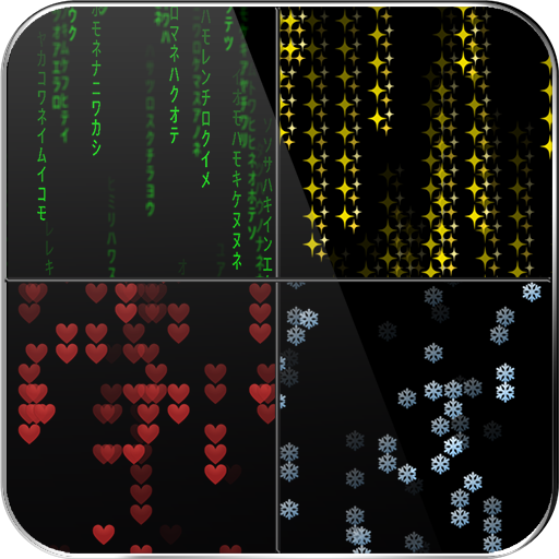 Matrix Live Wallpaper Digital Code Rain Emoji LWP icon