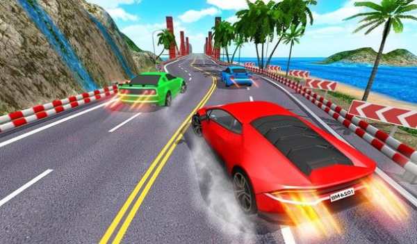 Turbo Car Racing 3D screenshot 1