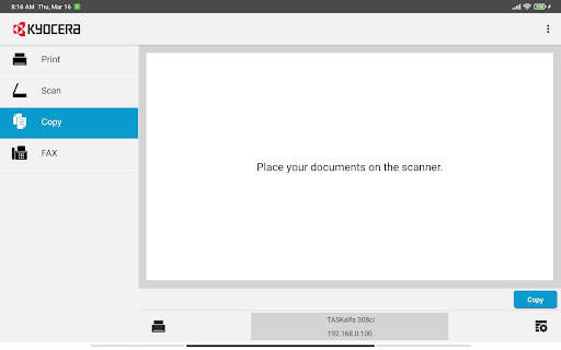 KYOCERA Mobile Print screenshot 10