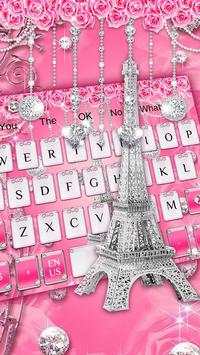 Pink Diamond Paris Keyboard screenshot 2
