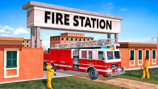 Fire Truck Driving Game 2019 screenshot 4