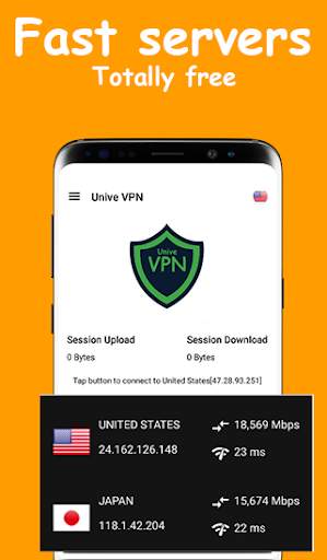 Unive VPN - VPN Free, Fast & Secure screenshot 3