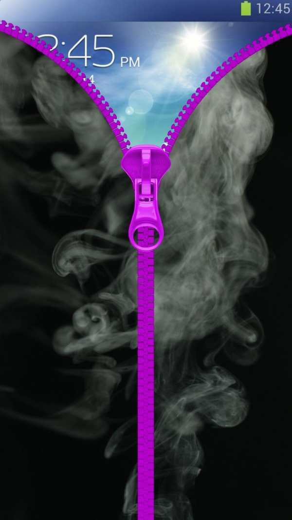 Smoke lock screen. Zipper 6 تصوير الشاشة