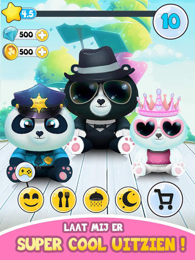 Pu - Kleine reuzenpanda, virtuele huisdieren screenshot 9