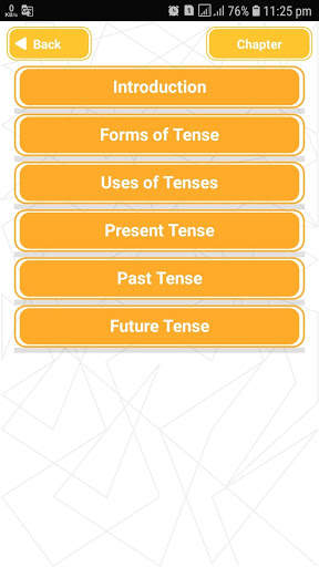Tense in Hindi ~ English Grammar Offline screenshot 3