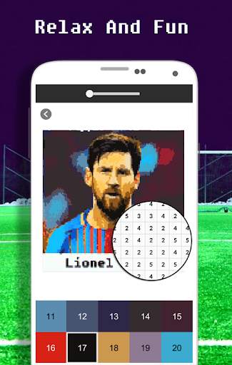Football Player Coloring Pixel screenshot 4