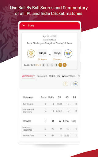 RCB Official- Live IPL Cricket screenshot 12