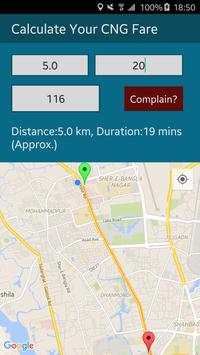 CNG Fare Calculator screenshot 1