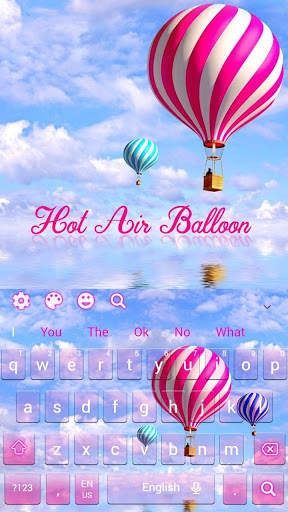 Beautiful Hot Air Balloons Keyboard screenshot 4