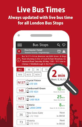 London Bus Transit (2020) TfL London Bus Times screenshot 1