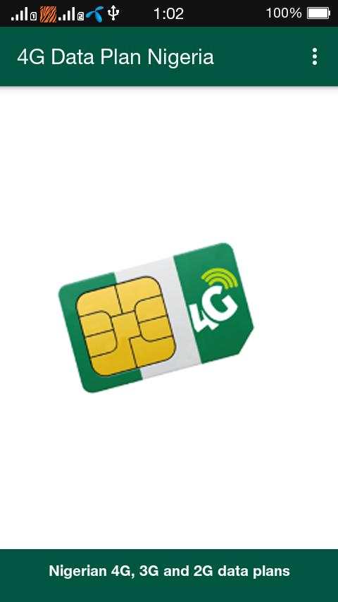 4G Data Plan Nigeria screenshot 1