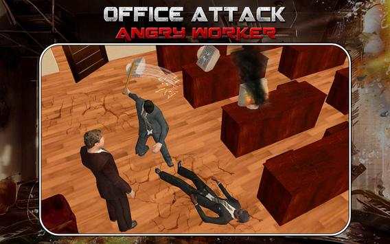 Office Attack : Angry Worker screenshot 2