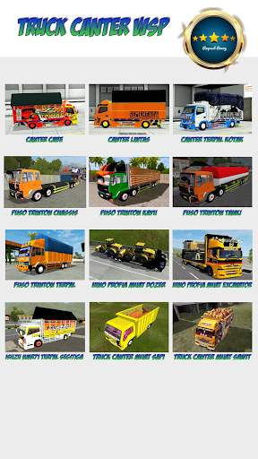 Mod Bussid Truck Canter WSP screenshot 2