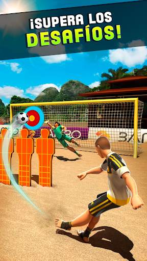 Dispara y Gol - Juego de Fútbol Playa screenshot 3