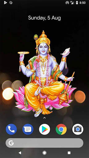 4D Lord Vishnu Live Wallpaper screenshot 5