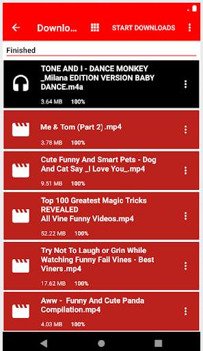 Video downloader all format master screenshot 2